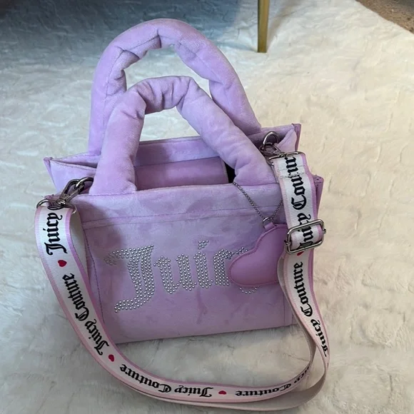Juicy Couture Pink Tote Bag with Structured Design - Picture 1 of 4